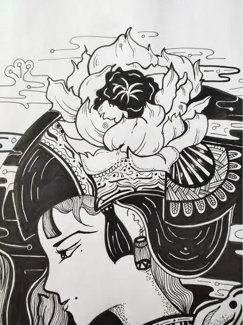 点线面黑白装饰画点线面黑白装饰画素材