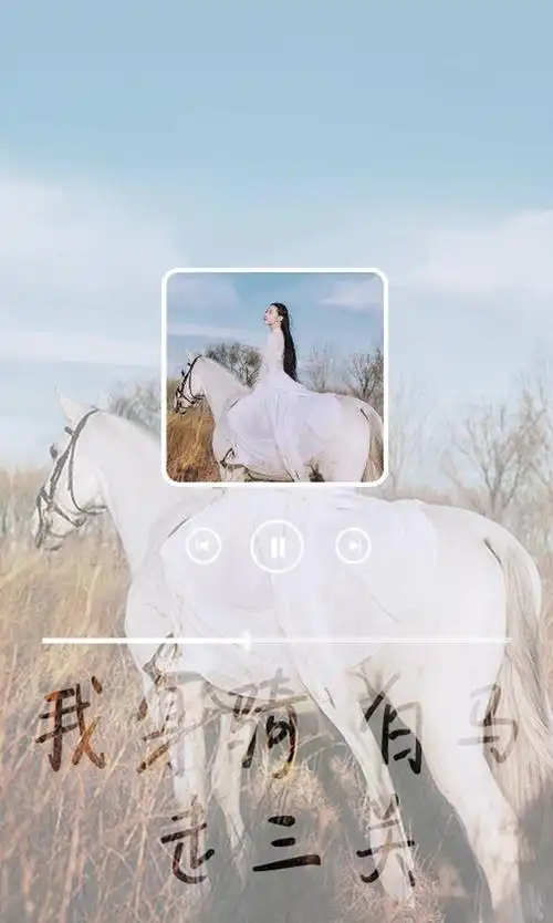 我身骑白马 走三关