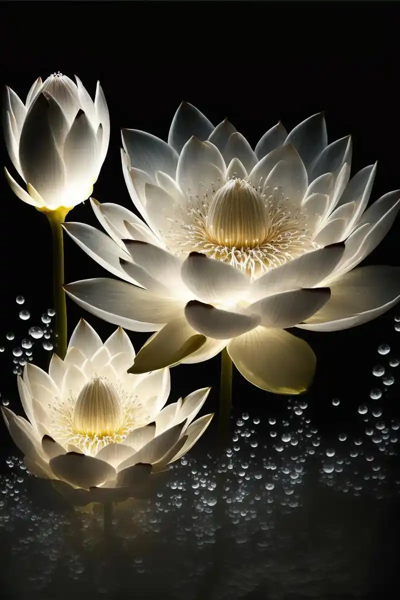 看取莲花净 应知不染心.邀你看花# 艺术在抖音 # ai绘画 - 抖音