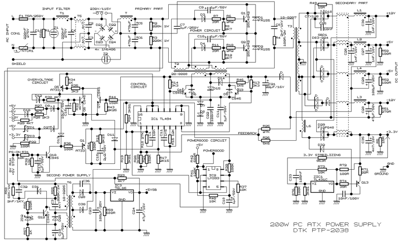 电源电路原理图_超声波电源电路原理图-正华文库