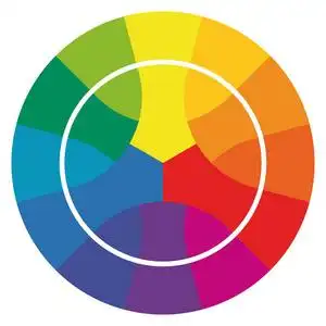 十二个颜色色轮照片