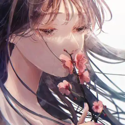 氛围感气质魅力手绘女头集|漫游月亮岛_卡通动漫头像_我要个性网