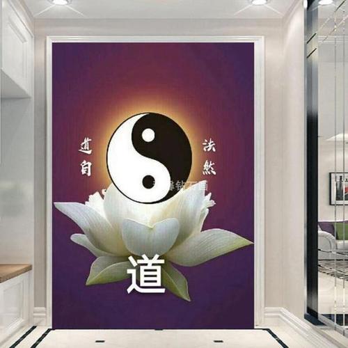 diy方钻满钻钻石画钻石绣道家道法自然阴阳太极图贴钻点钻十字绣