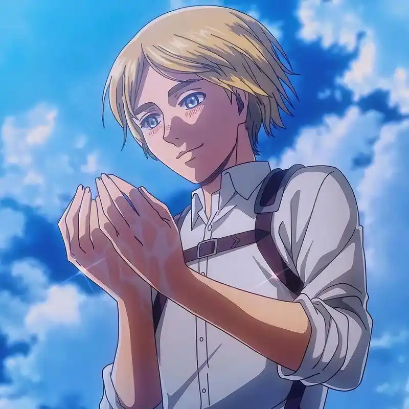 《进击的巨人》三笠阿克曼和阿尔敏,真正的战友可以以把后背交付