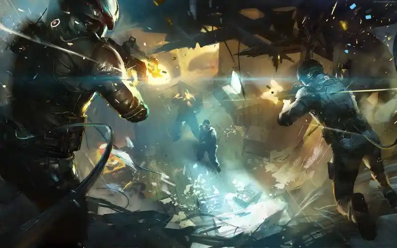 4k壁纸,游戏,射手,士兵,警察,枪,武器,火,截图,艺术,4k,5k,个人电脑