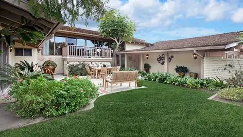 壁纸 达纳点,美国,豪宅,房子,灌木,草坪 3840x2160 uhd 4k 高清壁纸