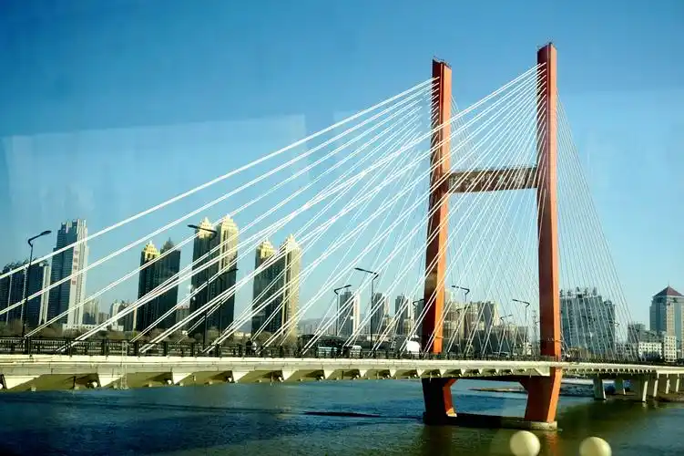 吉林市临江门大桥(透过车窗抓拍)
