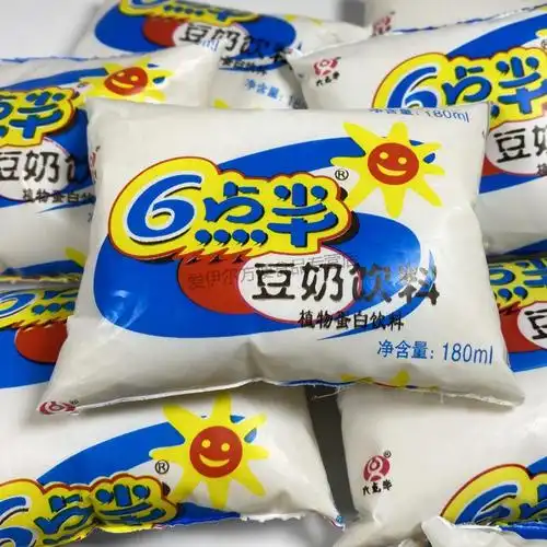 六点半豆奶饮料回忆儿时经典原味早餐奶豆浆180ml袋180ml12袋