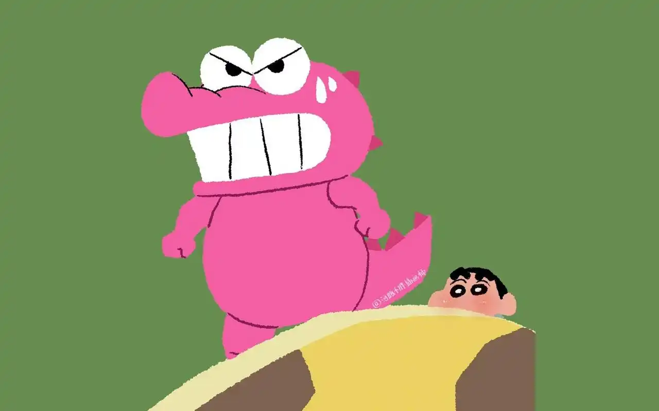 电脑壁纸# #蜡笔小新# #壁纸# #ipad壁纸# #卡通壁纸# #动漫壁