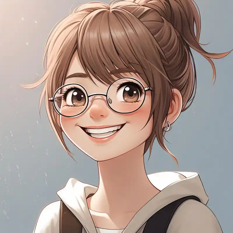 今天给大家带来一组超可爱的戴眼镜卡通女孩头像,每一个都是精心挑选