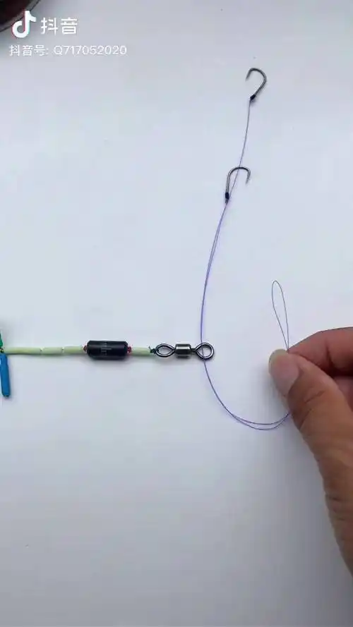 钓大鱼无结子线如何连接八字环钓鱼教学无结子线连接8字环钓鱼技巧