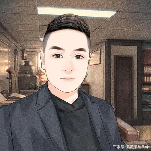 男士微信头像设计,成熟商务漫画风,你会喜欢的