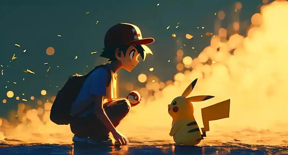 皮卡丘可爱横屏壁纸|伙伴