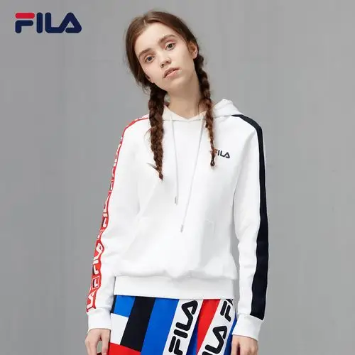 fila斐乐官方运动卫衣女士帽衫2020秋冬新款运动卫衣