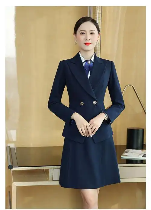 2022新款教师资格证面试服装 韩茗雅职业套装女面试正装教师工作服