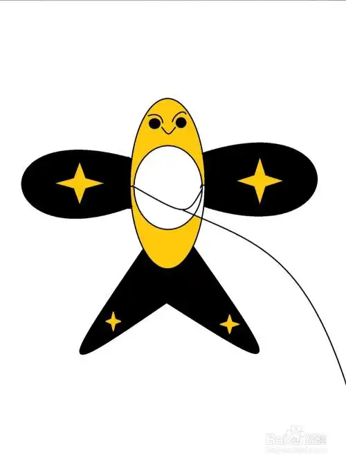 简单好看风筝的画法