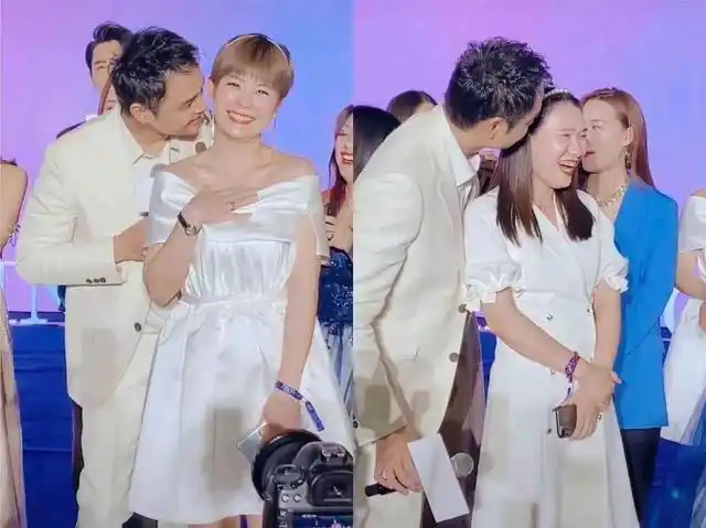 明道闻女职工脖子头发惹争议,曾和张庭举止暧昧,跳舞被嘲像青蛙