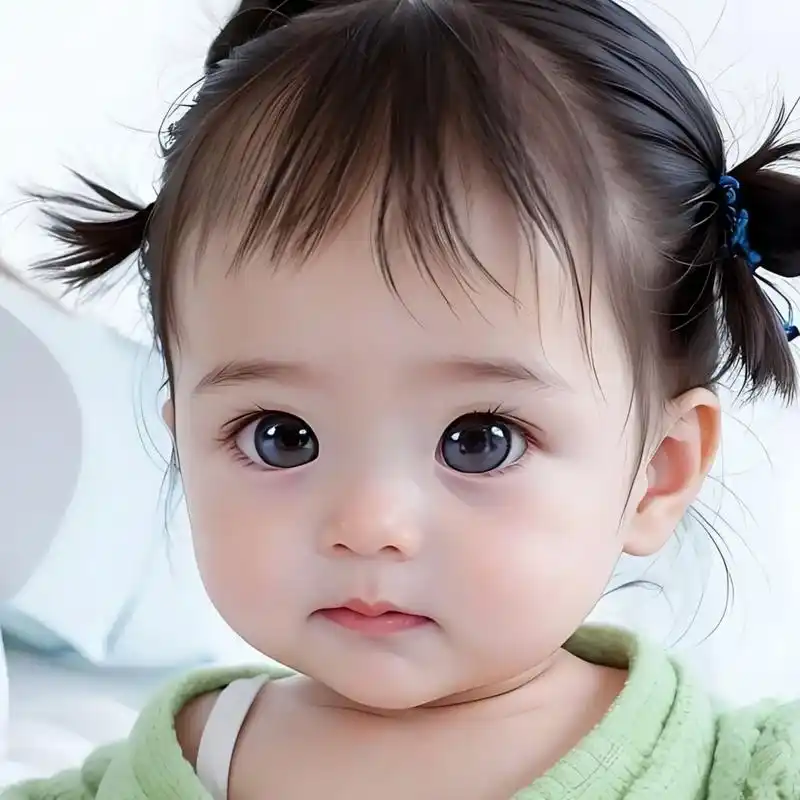 大眼萌宝 漂亮女娃头像.这样灵动可爱 乖巧懂事的女宝宝是你想 - 抖音