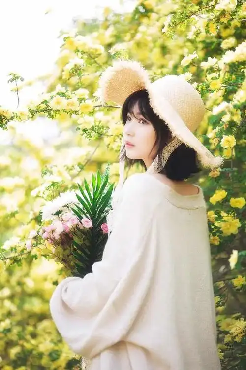 唯美的花海人像拍照技巧,女生有8个技巧可用