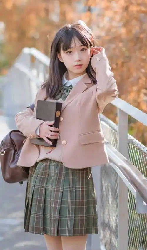 jk制服:颜值很高的校园风小姐姐_栏目_多多