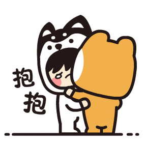 kiki&gigi(小奇与小基)萌萌哒情侣秀恩爱表情日常表情第一波 这套表情