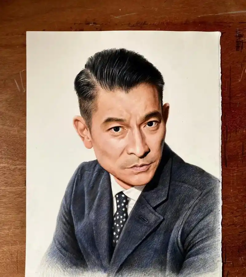 刘德华.刘德华素描 - 抖音