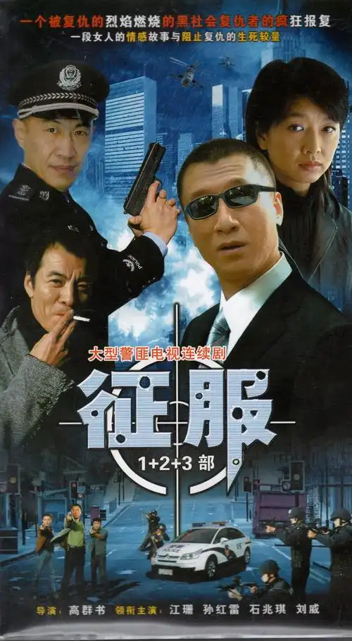 经典都市警匪电视连续剧 征服1-3部dvd碟片光盘完整版孙红雷江珊