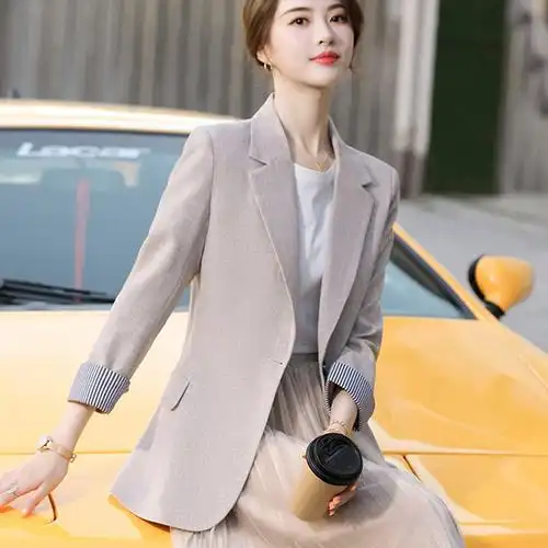女款小西装外套秋装