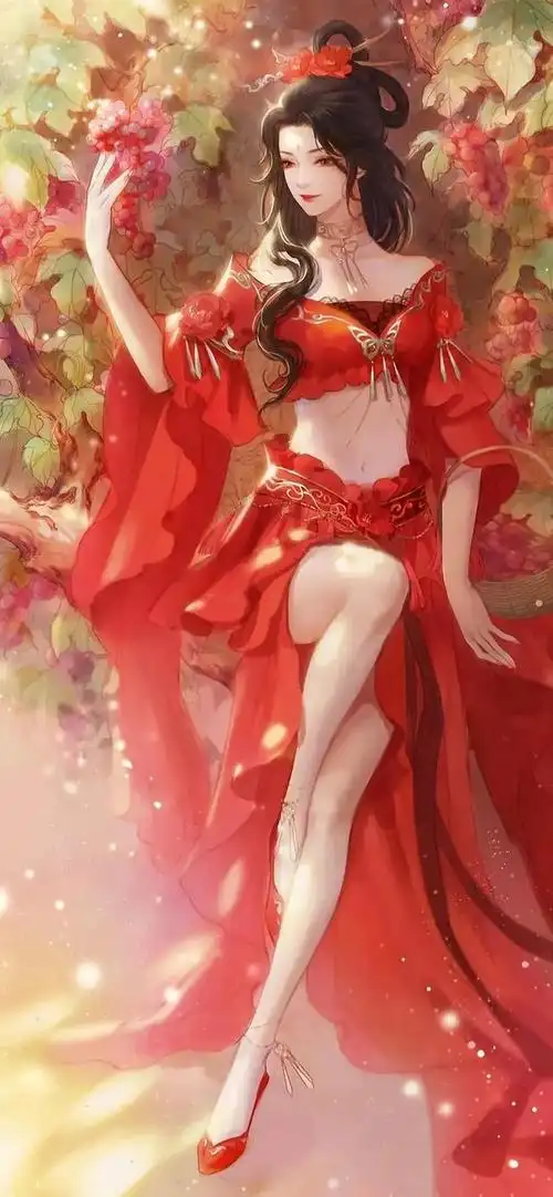 古风壁纸|妖艳美人插画壁纸_网易订阅