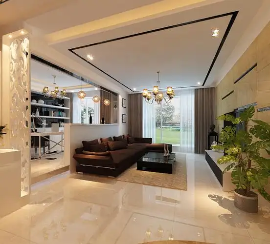 《康桥n区天玺城》120平现代风格装修效果图 - 普通家装 - 贾红多设计