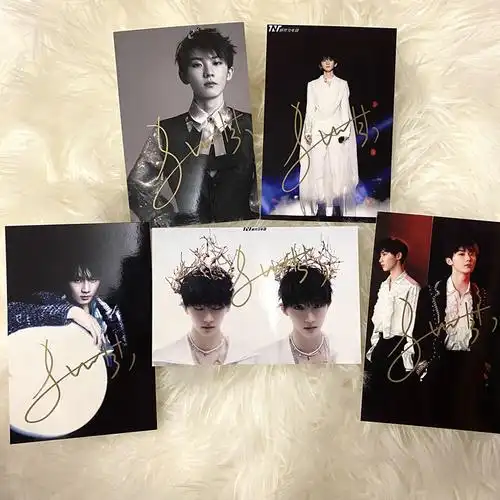 马嘉祺笔签名照片时尚周边非印刷爱豆照亲笔签名 小马10【图片 价格