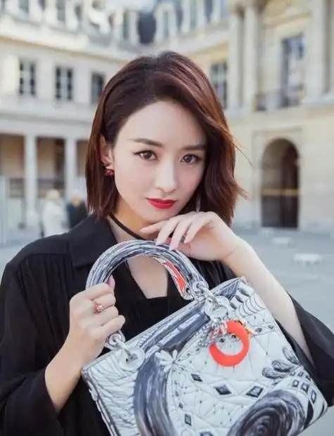 赵丽颖齐肩短发发型图片大全,短发齐肩直发发型,齐肩短发烫发发型_拍