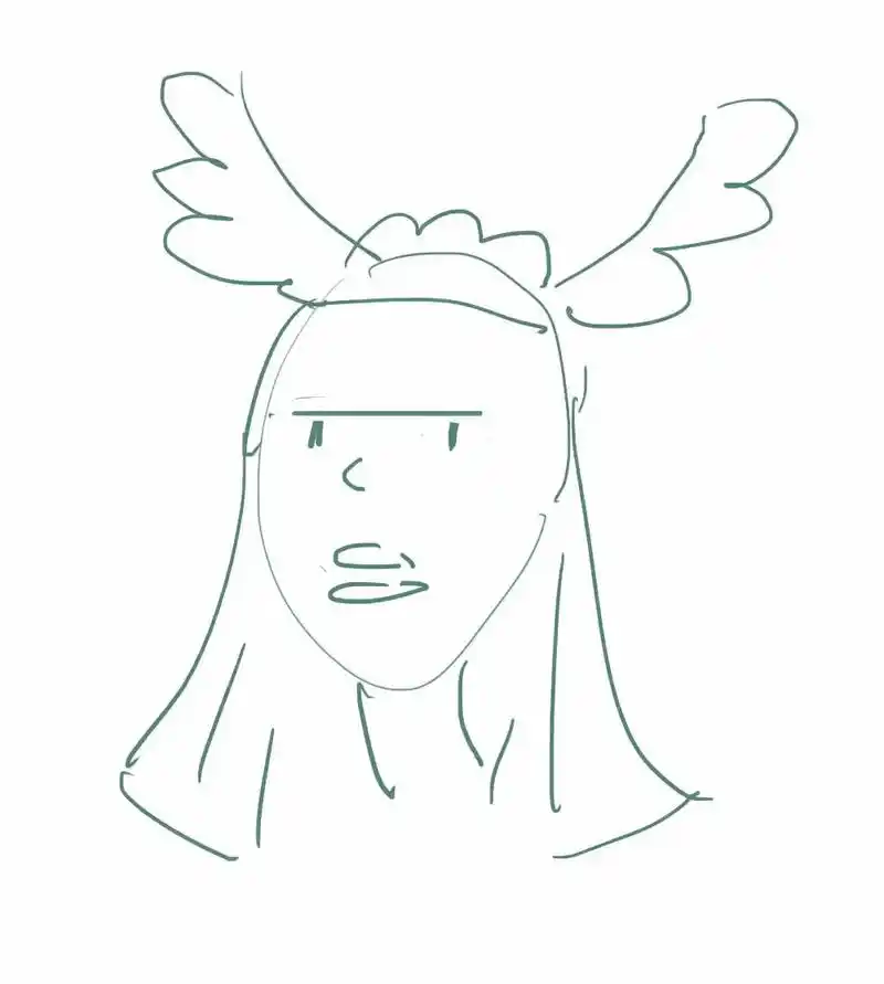 小姐姐头像.#速写 #画画教程 ##画个头像 #绘画 #画画 - 抖音