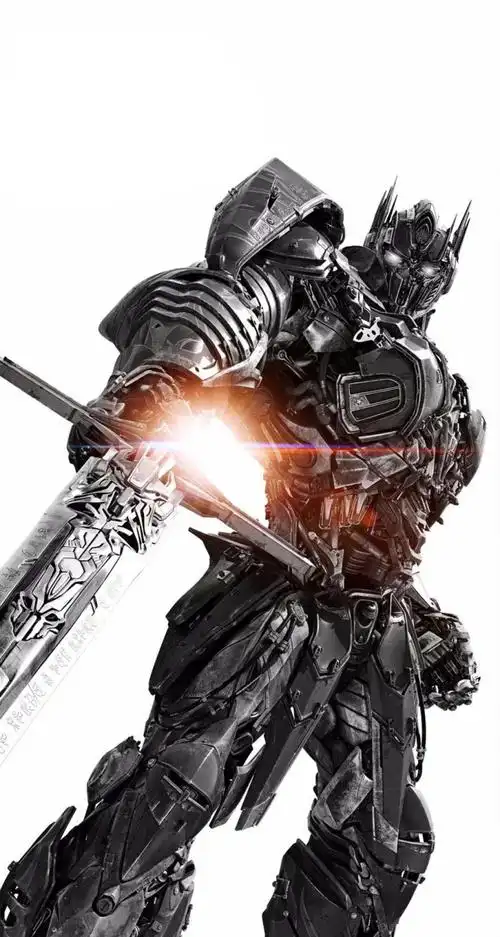 《变形金刚》系列电影机器人威整天白色背景