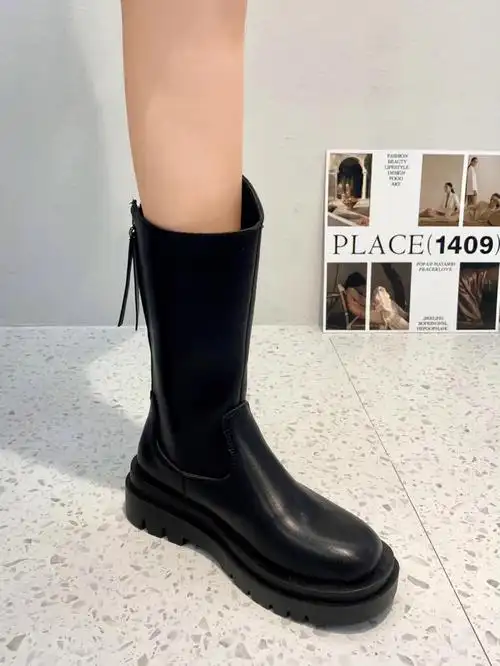 小粗腿福音05自带修腿滤镜的不规则中筒靴