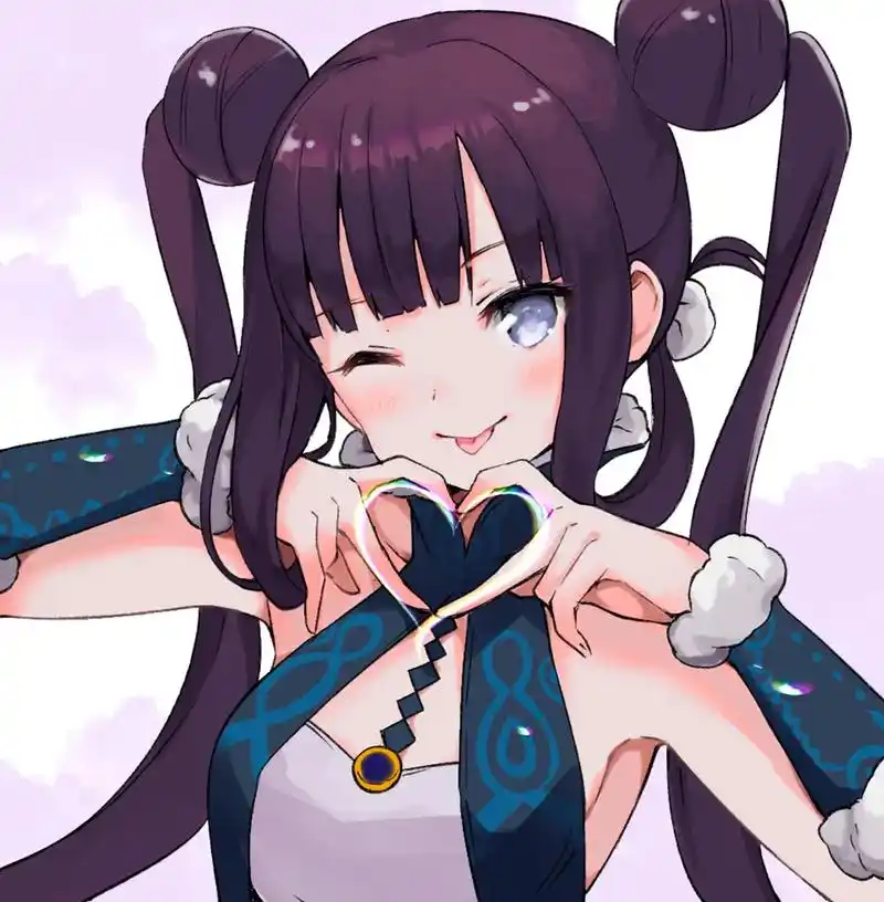 二次元:比心小姐姐