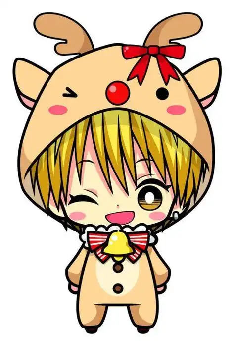 动漫男孩q版简笔画可爱