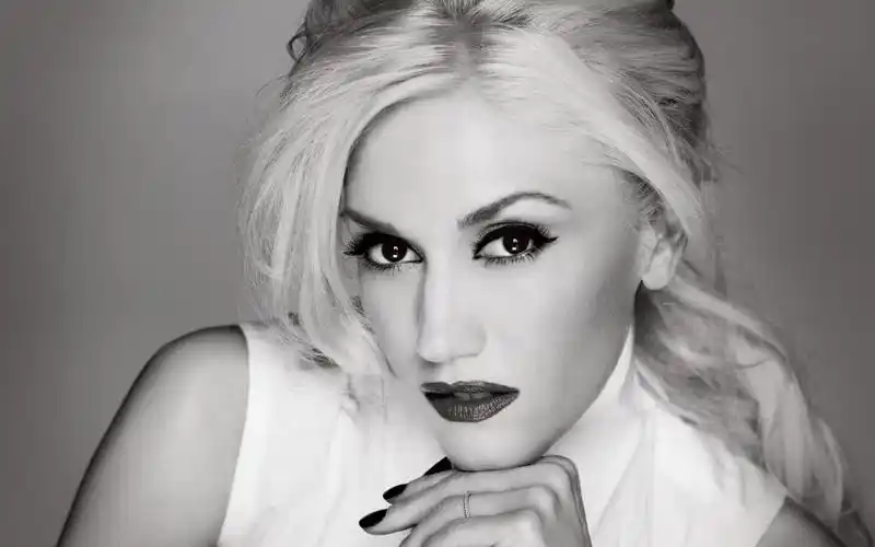 格温·史蒂芬妮黑色和白色的壁纸