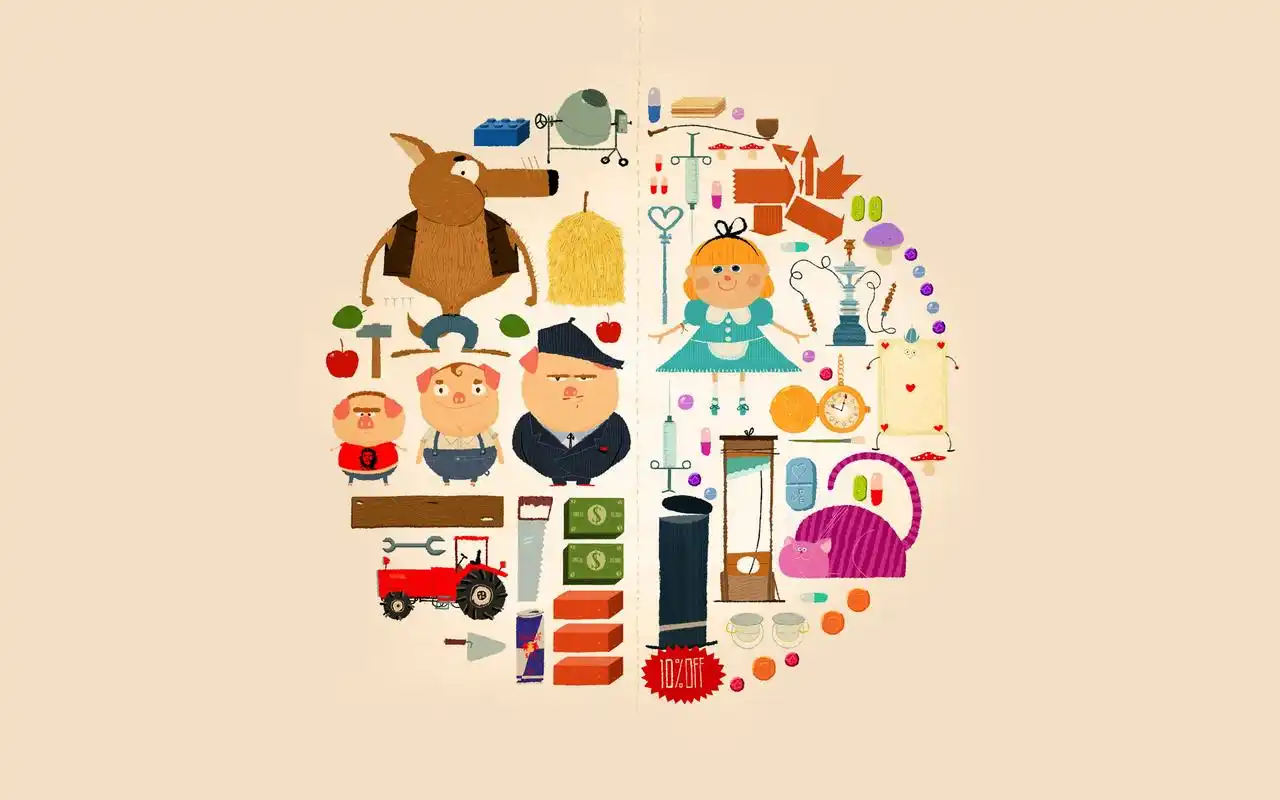 创意简约插画高清电脑桌面主题壁纸图片大全(二)