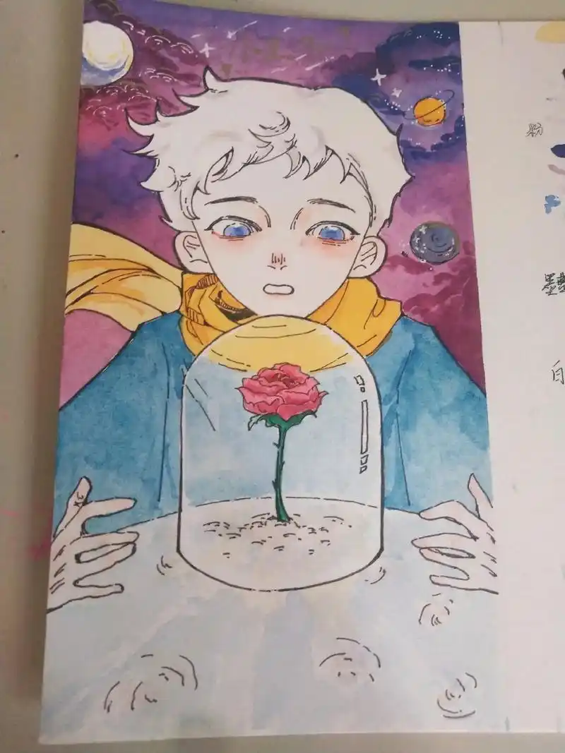 画画 #手绘 #小王子 要送给姐姐啦 - 抖音