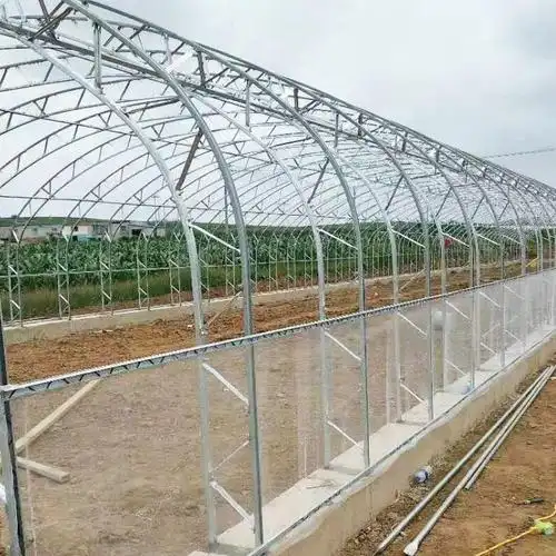 宿迁市顺祥温室工程有限公司温室连栋大棚厂家 建设肩并肩连体大棚一