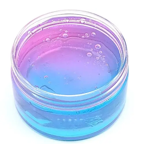 水晶泥泰透史莱姆slime琉璃湖渐变透明泥戳戳泥解压玩具厂家直销