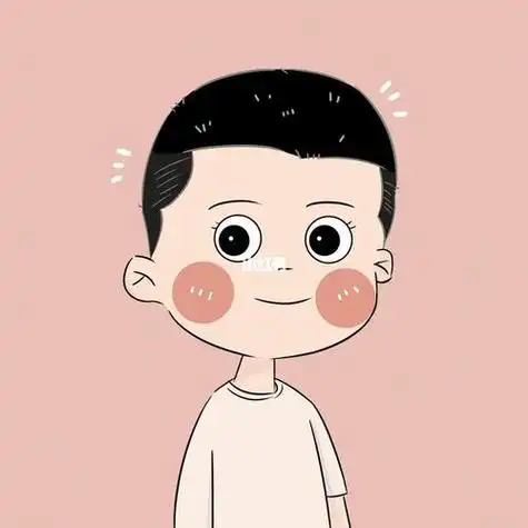 成熟寸头男生卡通头像