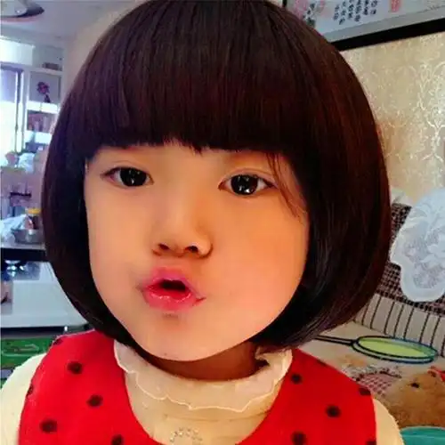 儿童短发造型女童公主宝宝假发仿真真假头发发套假发