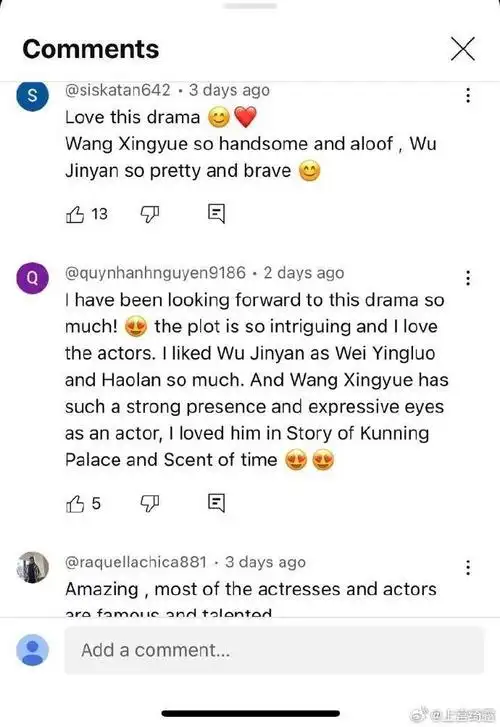 王星越海外评价#王星越因为《墨雨云间》大爆,居然火出了海外,这人气