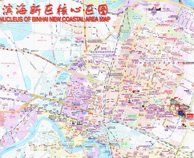 天津滨海新区地图