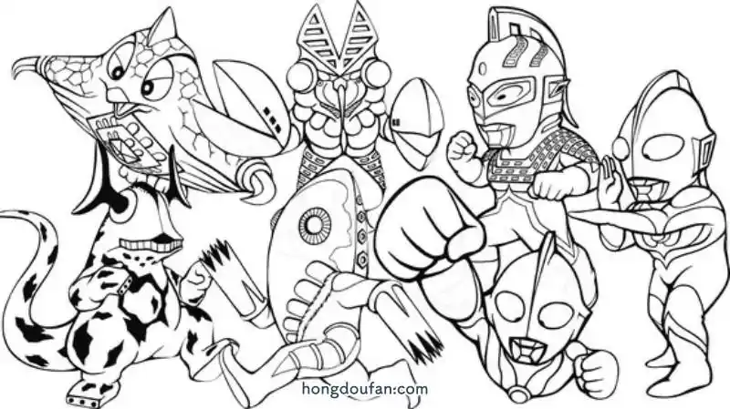 赛罗奥特曼要如何画奥特曼简笔画大全