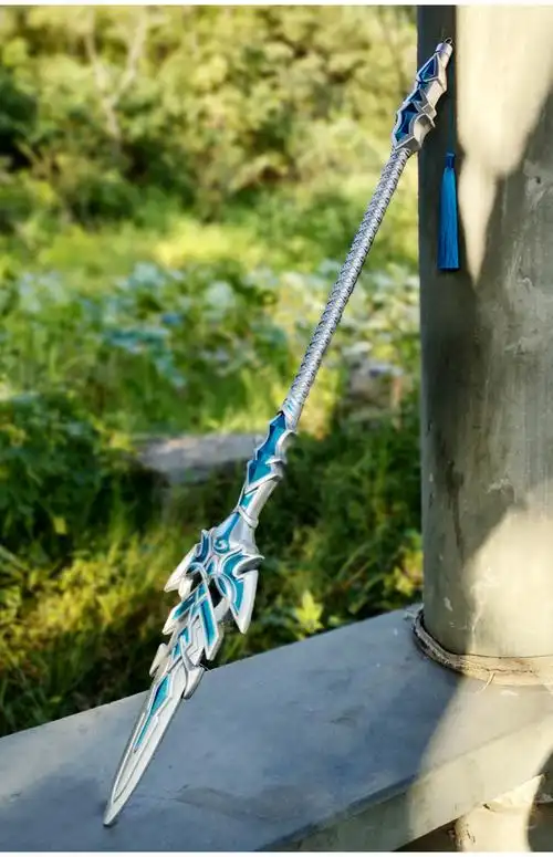 唐三斗罗大陆蓝银霸王枪霸皇枪超大号pu软胶橡胶道具模型七杀剑