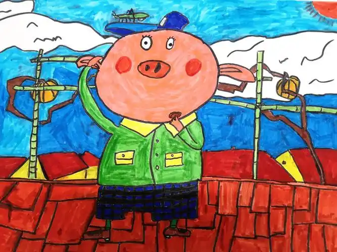 四年级47班 严鑫鹏 《远方的世界》