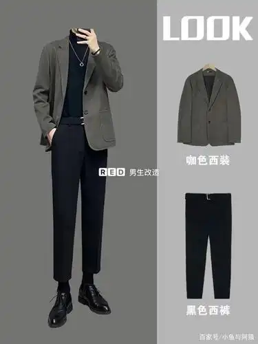 男士西装搭配|商务风穿搭|上班族穿搭
